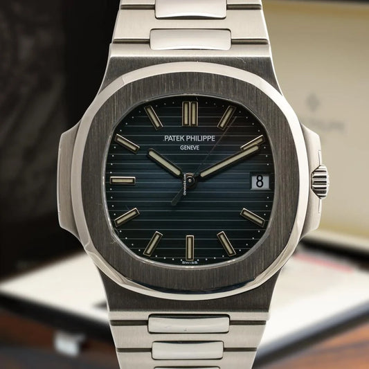 Patek philip silver with black dial