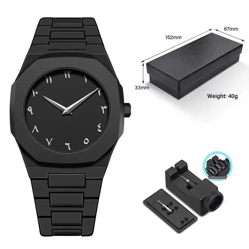 Black aura Index stain less steel