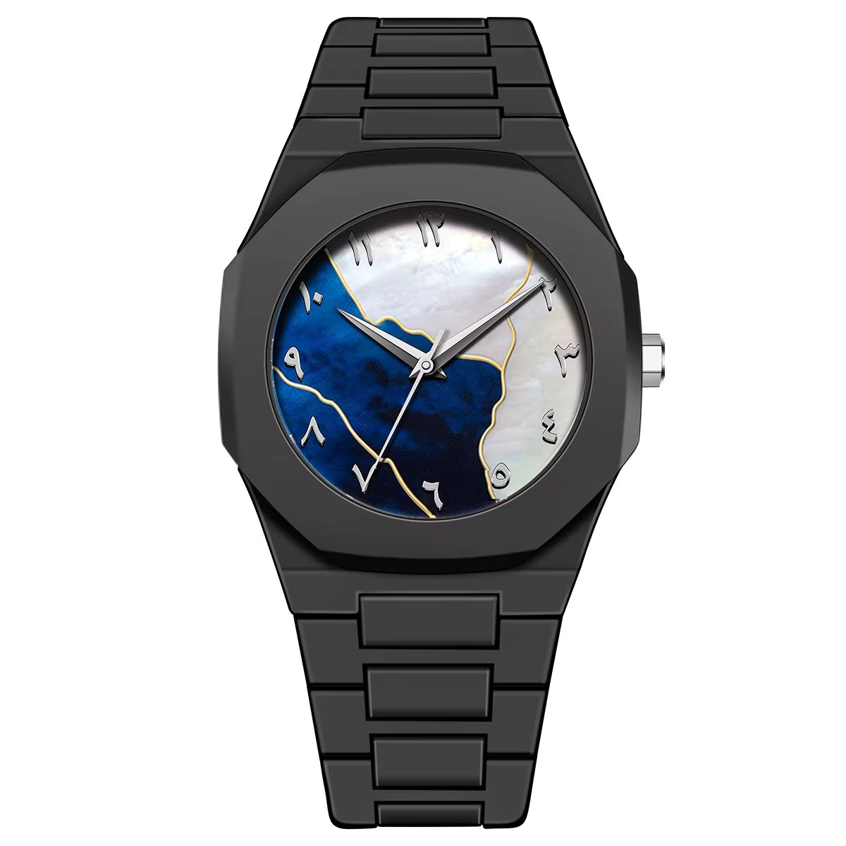 Black Arabic Aura Watch
