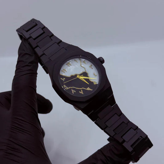 Black Arabic Aura Mabel Dial ( Fabric Material )