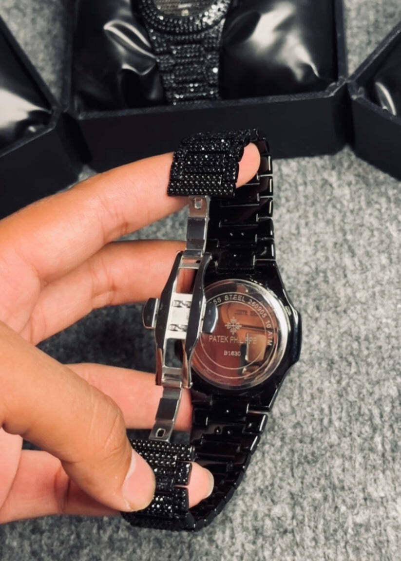 Patek philip black with black dial