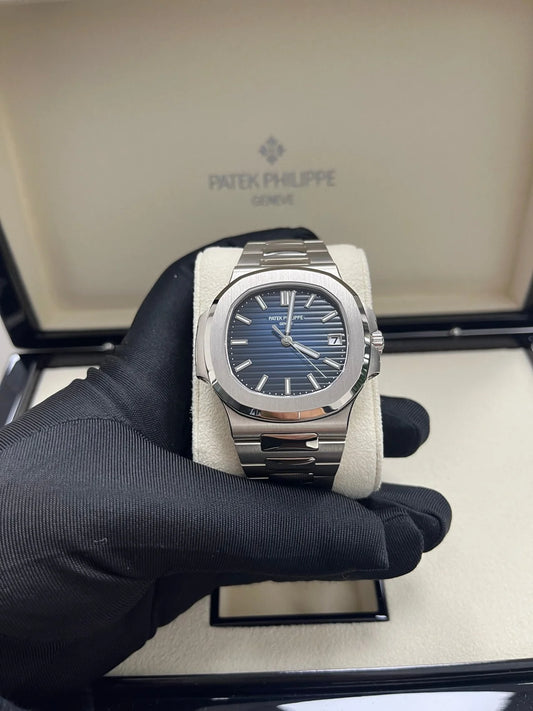 Patek philip silver with black dial