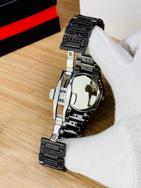 Patek philip black with black dial